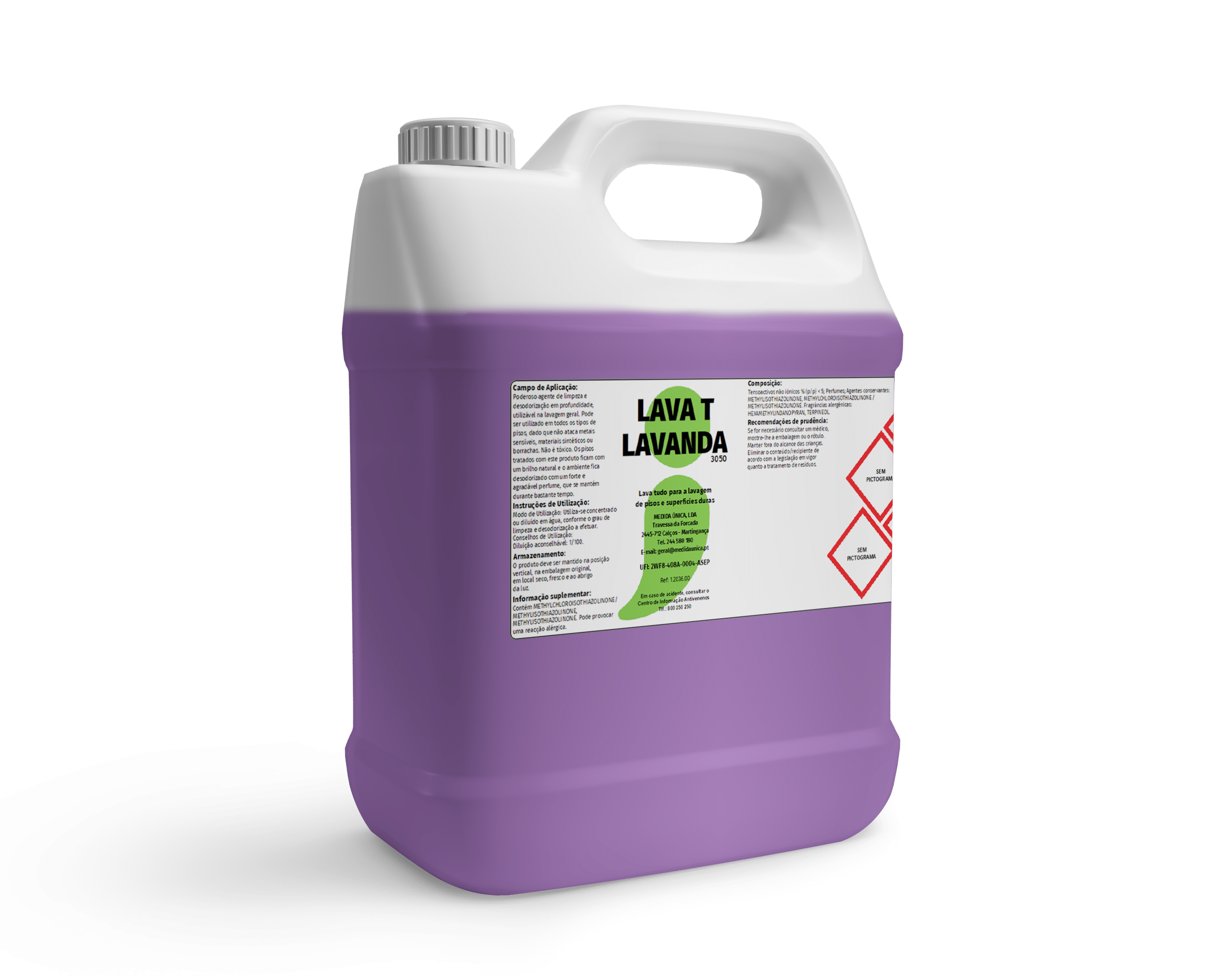 Mockup de Garrafão 5L de LAVA T LAVANDA 3050