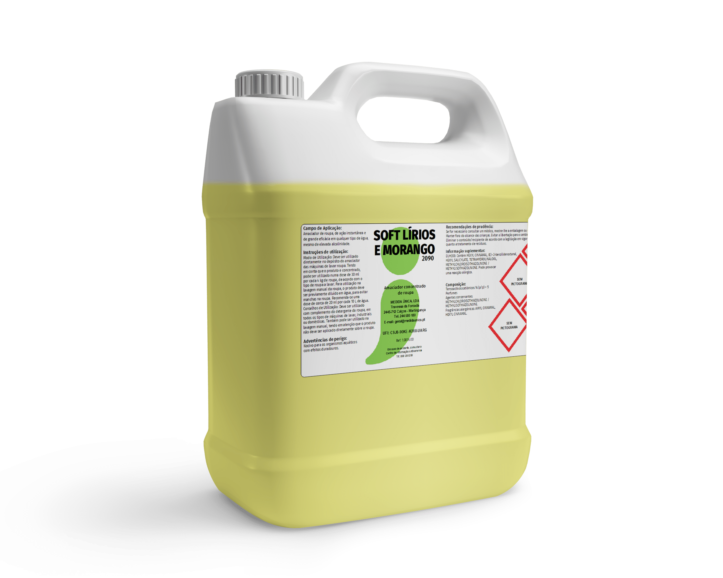 Mockup de Garrafão 5L de SOFT Lirios e Morango 2090